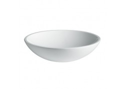 Vasque ceramique a poser d43 cm/h13 cm blanc vc 14409